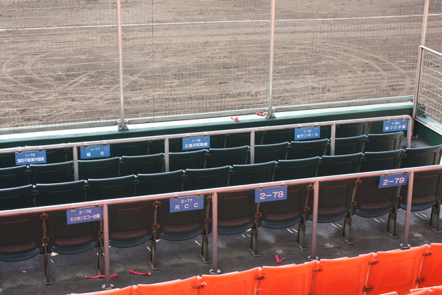 広島市民球場・カメラマン席の写真の写真