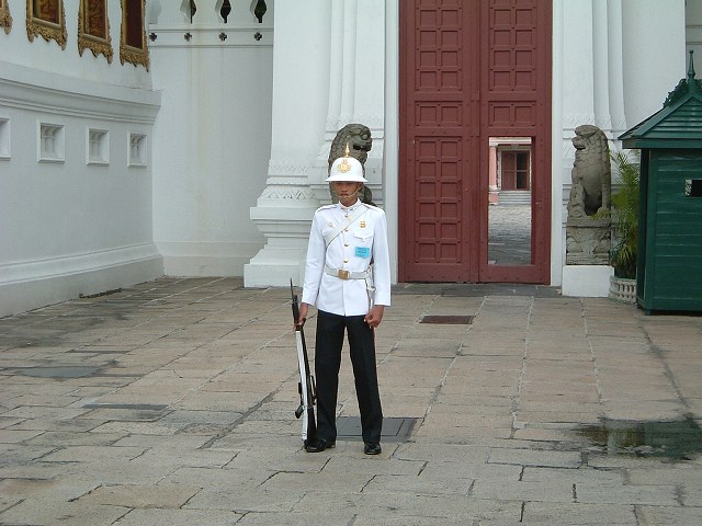 タイ王国・王宮・衛兵の写真の写真