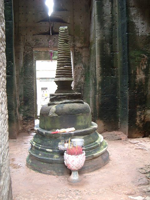 世界遺産・プリア・カン・中央祠堂のストゥーパの写真の写真