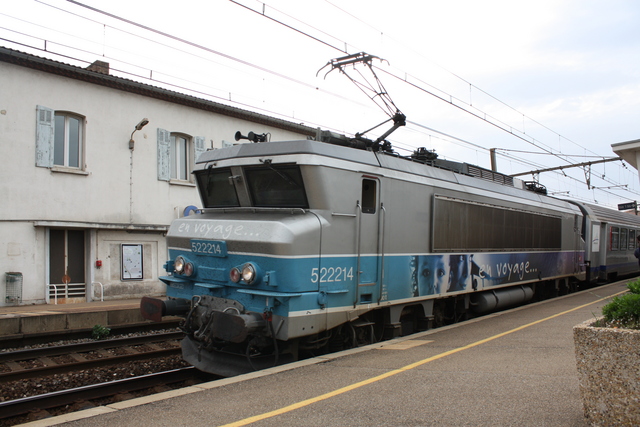 フランス・オランジュ駅・フランス国鉄・機関車の写真の写真