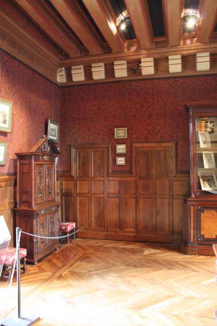 アゼー・ル・リドー城・図書室の写真の写真