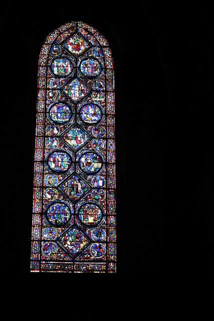 シャルトル大聖堂・ステンドグラスの写真の写真