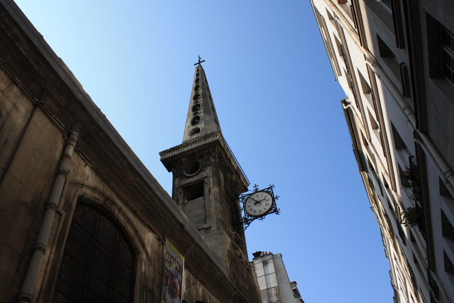 パリ・サン・ルイ・アン・リル教会・尖塔の写真の写真