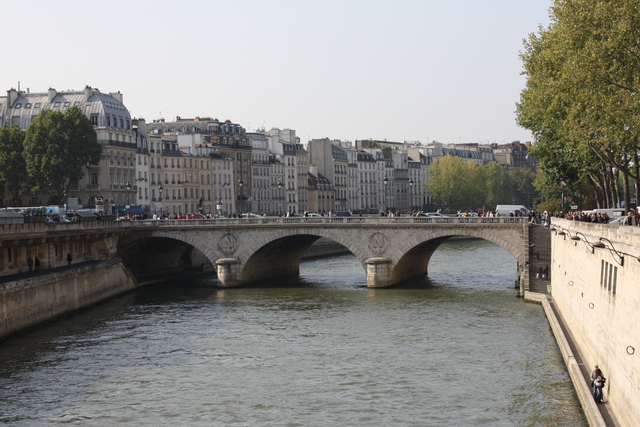 パリ・サン・ミッシェル橋の写真の写真