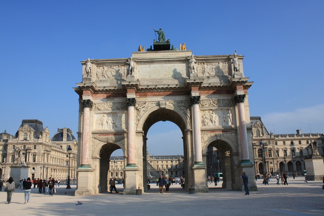 パリ・カルーゼル凱旋門の写真の写真