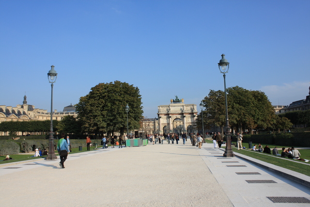 パリ・チュイルリー公園の写真の写真