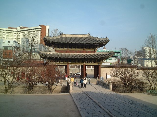 韓国・ソウル・昌慶宮・玉川橋と弘化門の写真の写真