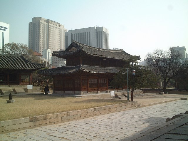 韓国・ソウル・徳寿宮・昔御堂の写真の写真