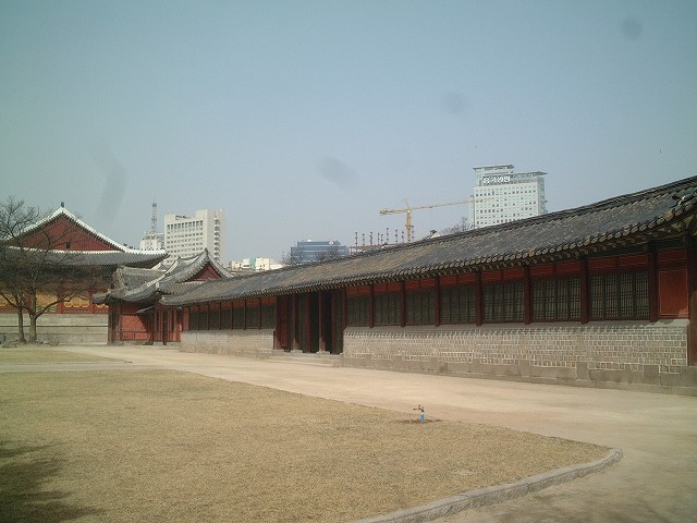 韓国・ソウル・徳寿宮・中和殿 と内殿回廊の写真の写真