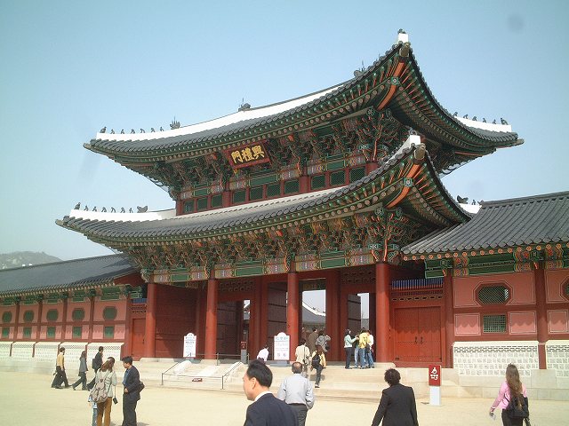 韓国・ソウル・景福宮・興礼門の写真の写真