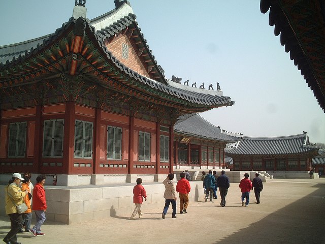 韓国・ソウル・景福宮・内殿・康寧殿 (中央)の写真の写真
