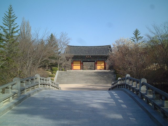 韓国・仏国寺・解脱橋と天王門の写真の写真