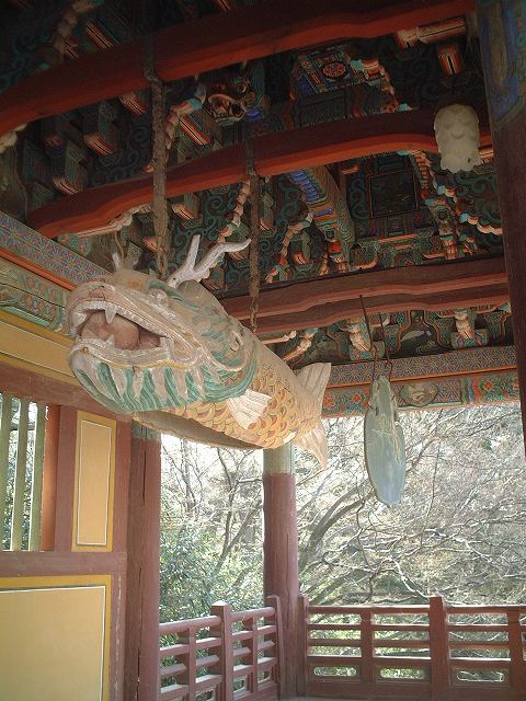 韓国・仏国寺・木魚の写真の写真