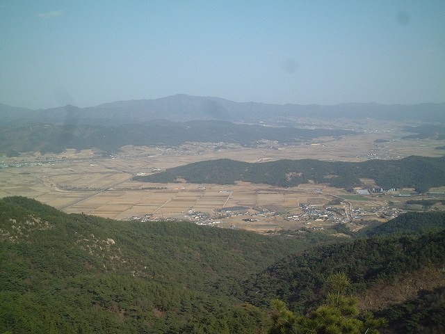 韓国・慶州・南山から慶州の眺めの写真の写真