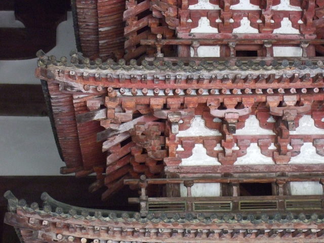 海竜王寺・精密に作られた五重小塔の写真の写真