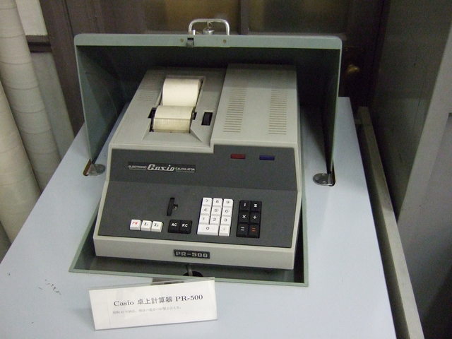 CASIO製の電卓2の写真の写真