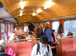 ミュダール〜フロム(フロム鉄道)・列車の中