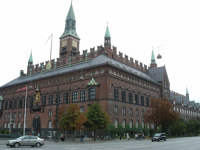 コペンハーゲン・市庁舎の写真の写真
