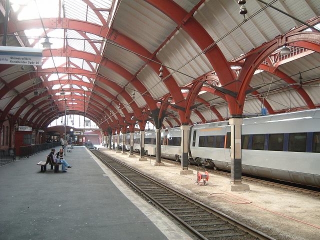 マルメ・駅の構内の写真の写真