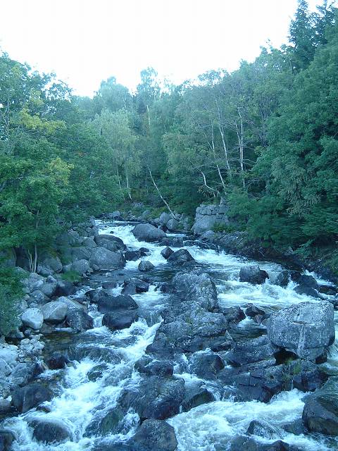 スタバンガー〜リーセフィヨルド・かなり急流の川の写真の写真