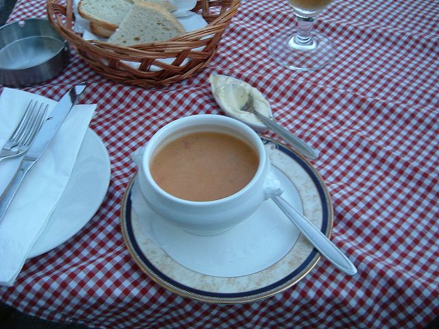 スタバンガー・前菜のスープの写真の写真