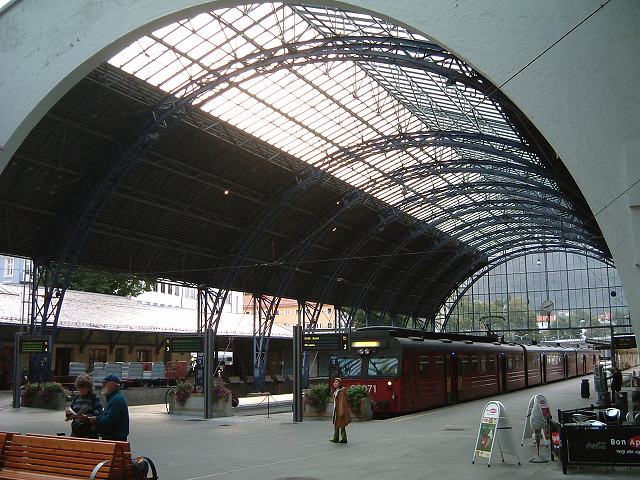 ベルゲン駅の構内の写真の写真
