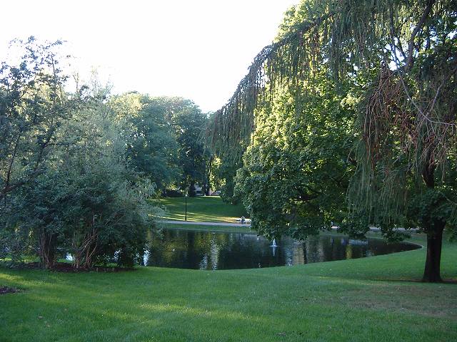 オスロ・王宮裏の庭園の写真の写真