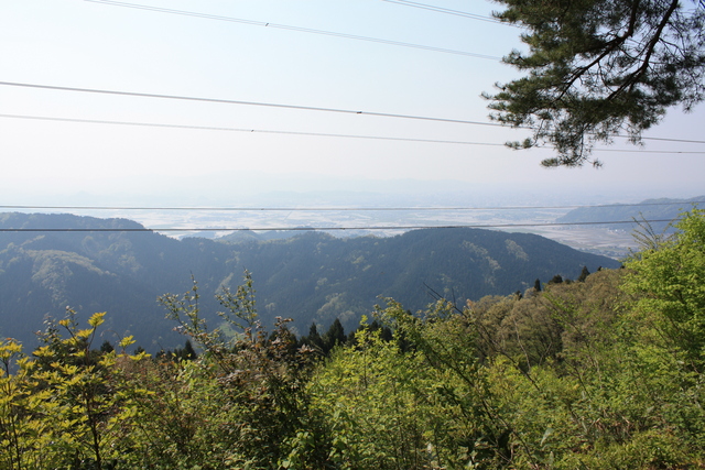 一乗谷城・頂上からの眺め２の写真の写真