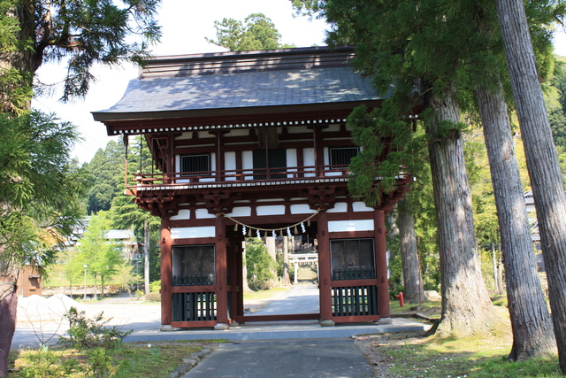 須波阿須疑神社・楼門の写真の写真