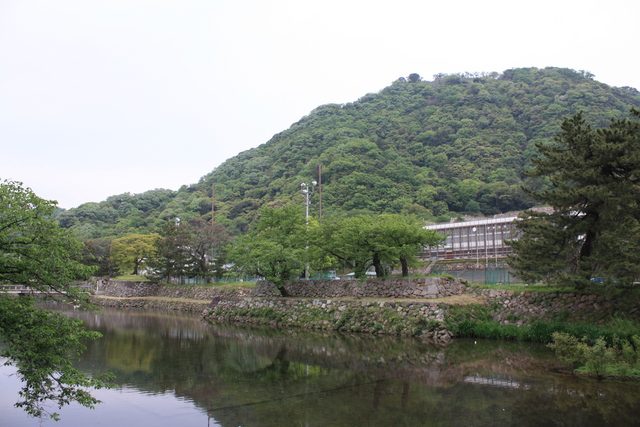 鳥取城・堀の写真の写真