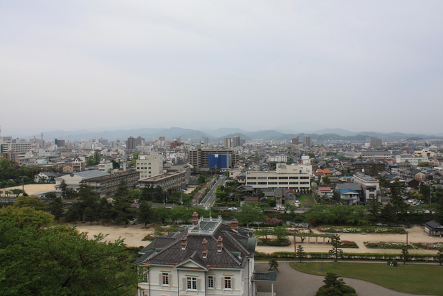 鳥取城跡から見る城下１の写真の写真