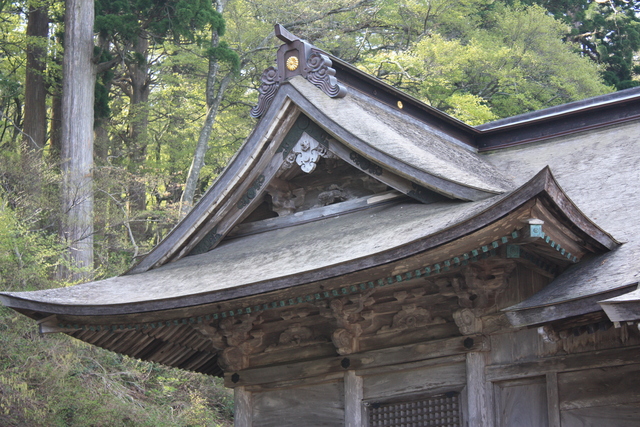 大上山神社奥宮・本殿の屋根の写真の写真
