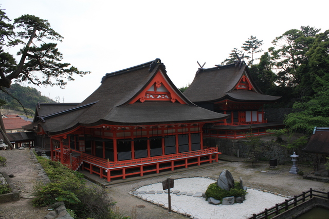 日御碕神社・日沈宮(下の宮)拝殿・本殿の写真の写真