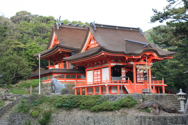 日御碕神社・神の宮(上の宮)本殿・拝殿の写真の写真