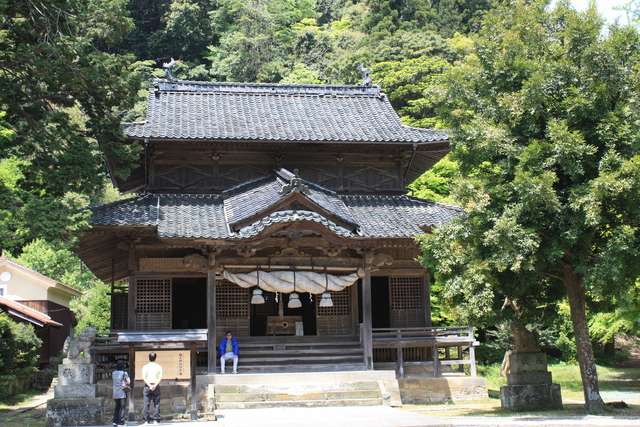石見銀山遺跡・城上神社・拝殿の写真の写真