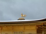 世界遺産・特別史跡・特別名勝・京都・金閣寺・金閣の屋根にある鳳凰