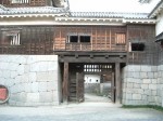 松山・松山城・正面から見る筋鉄門