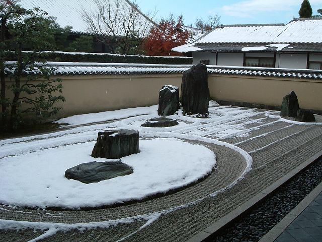 京都・大徳寺・興臨院・枯山水庭園の写真の写真