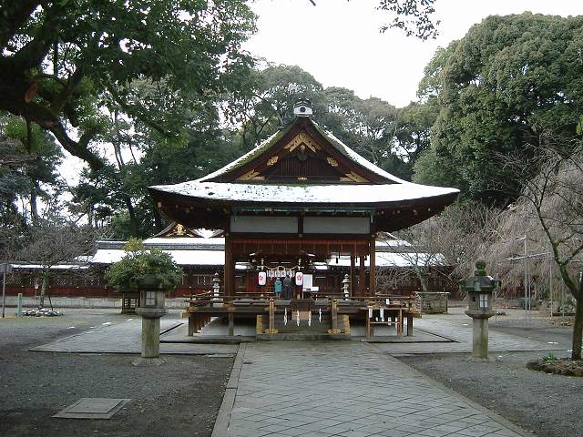 京都・平野神社・神楽殿の写真の写真