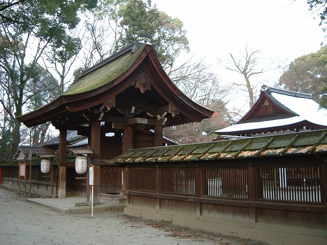 世界遺産・京都・下鴨神社・摂社河合神社・表門の写真の写真