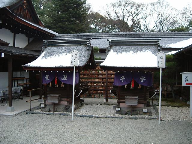 世界遺産・京都・下鴨神社・十二支の境内社 (い・うし・ね)の写真の写真