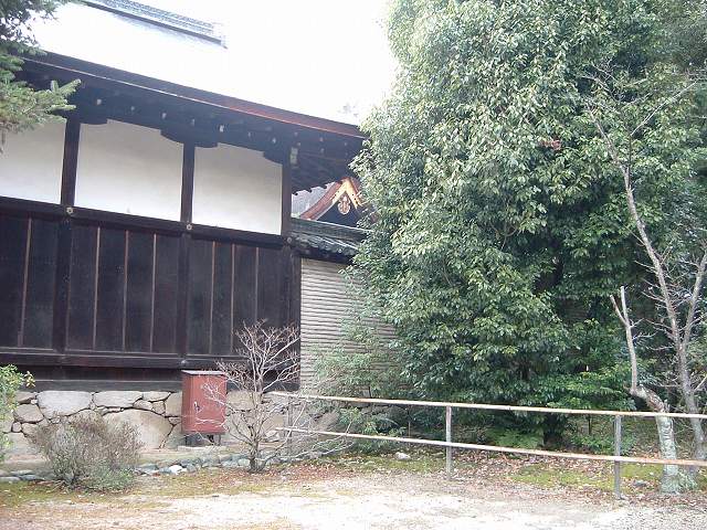 世界遺産・京都・下鴨神社・東御料屋がここで終わりの写真の写真