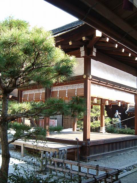 世界遺産・京都・下鴨神社・摂社三井神社拝殿の写真の写真