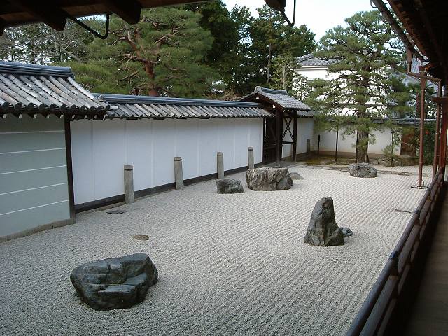 京都・南禅寺・枯山水の方丈庭園の写真の写真
