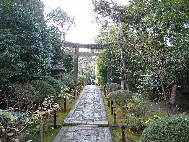 京都・金地院・庭園への入り口の写真の写真