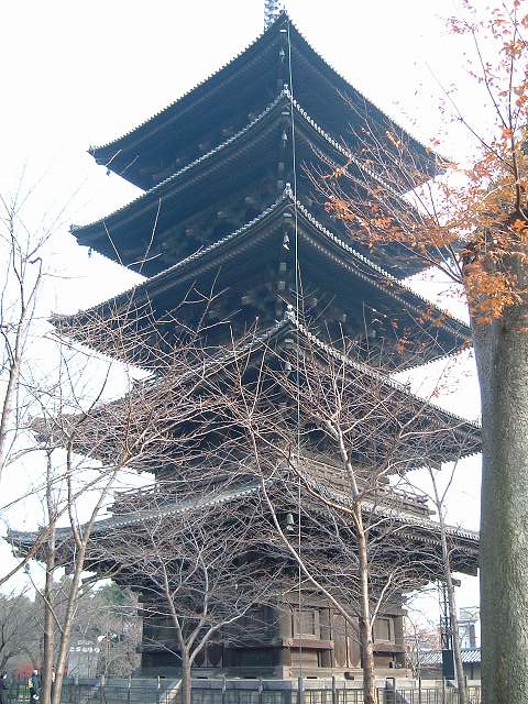 世界遺産・京都・国宝・東寺五重塔の写真の写真