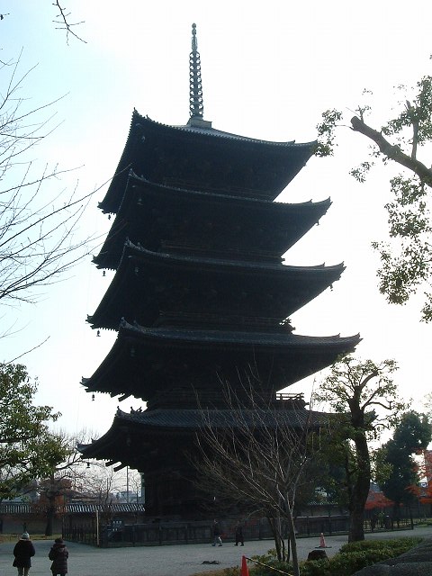 世界遺産・京都・東寺・五重塔の写真の写真
