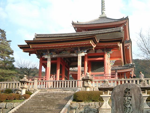 世界遺産・京都・清水寺西門の写真の写真