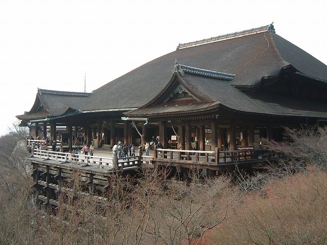 世界遺産・京都・国宝・清水寺本堂の写真の写真
