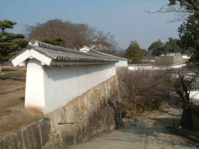 世界遺産・特別史跡・姫路城化粧櫓南方土塀の写真の写真